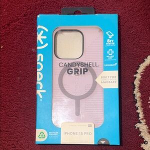 Speck CandyShell Grip Case for iPhone 15 Pro - Pink